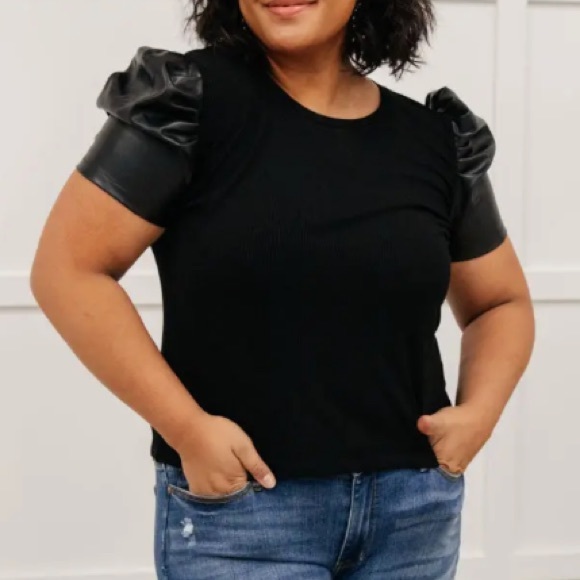 Mittoshop Rock On Puff Sleeve Top - Picture 4 of 8